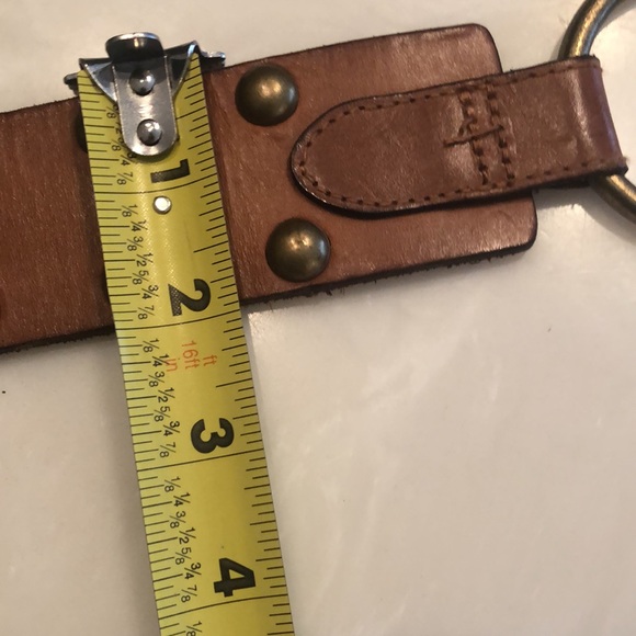 Abercrombie & Fitch Leather Cuir Veritable Belt - Picture 8 of 11